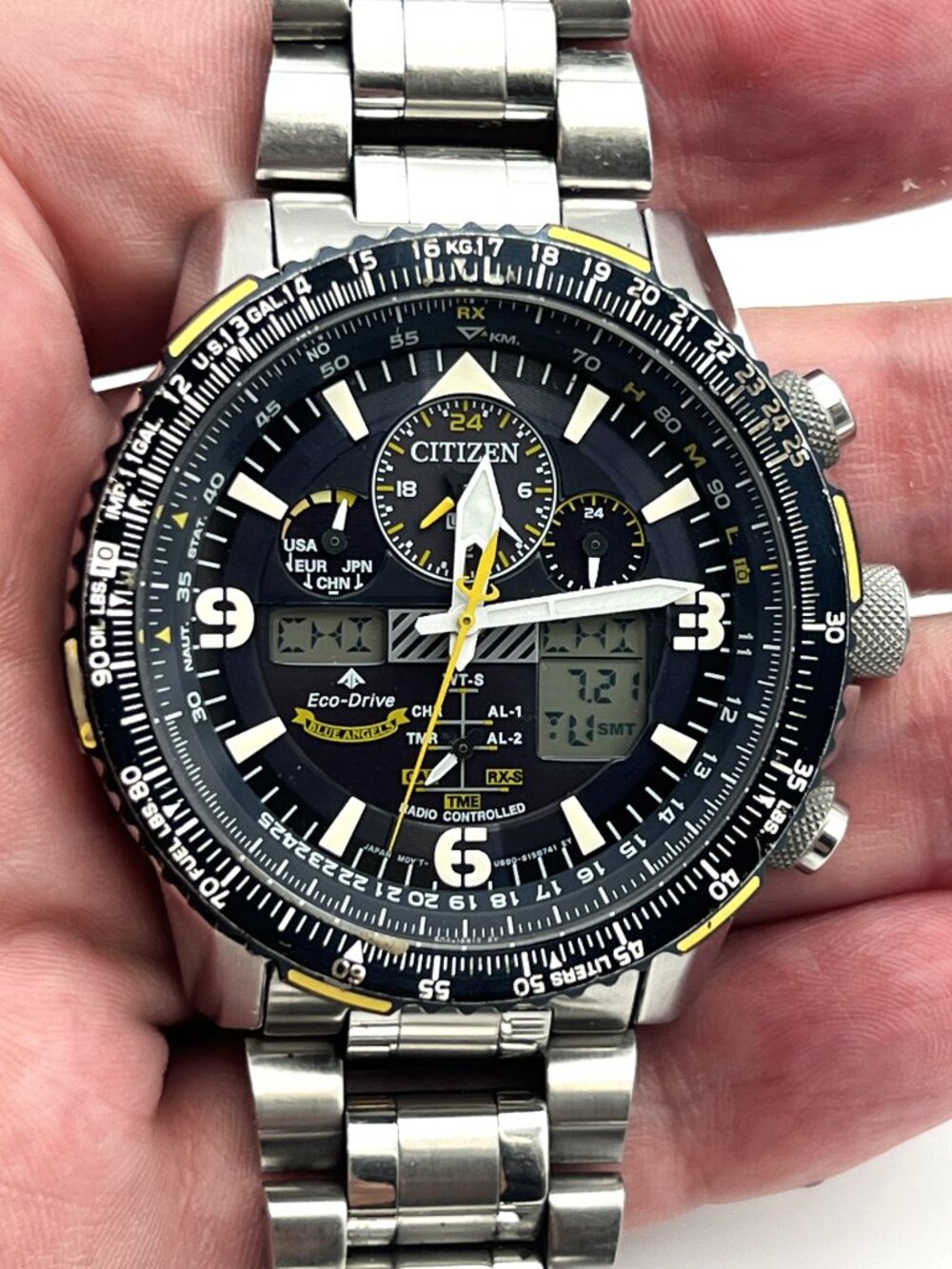 Citizen Promaster Skyhawk A-T Blue Angels Eco-Drive Men's Watch U680-S115701